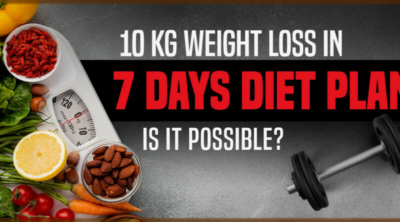 7-Day Women’s Diet Plan to Jumpstart Weight Loss Fast