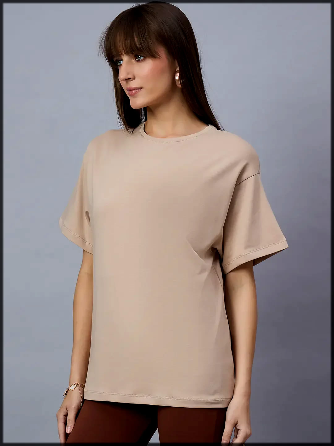 Neutral Nude & Beige Tee