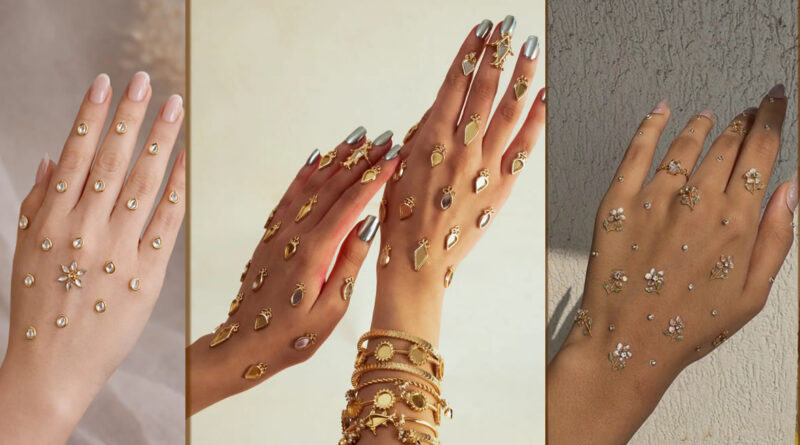 latest Kundan Stone Mehndi Designs for ladies