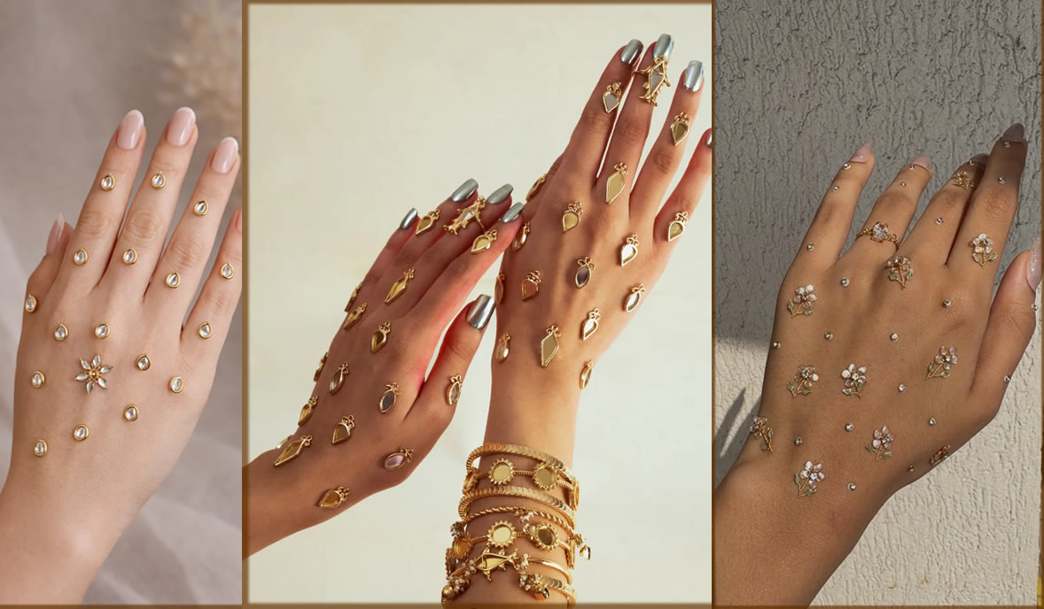 Kundan Stone Mehndi Designs for Girls- Eid Edition 2026